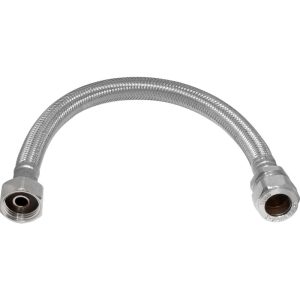 Flexi Hose 300mm 15mm x 1/2" 9mm Bore