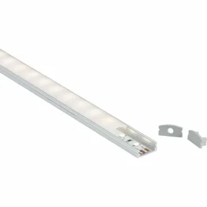 2m Aluminium Profile - Surface Mount Flat
