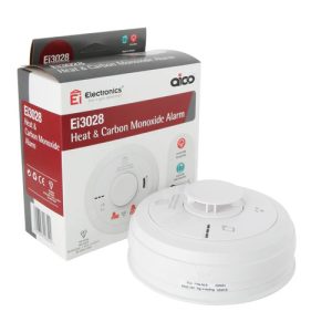 Aico Mains Powered Multi-Sensor Heat & Carbon Monoxide Alarm, White