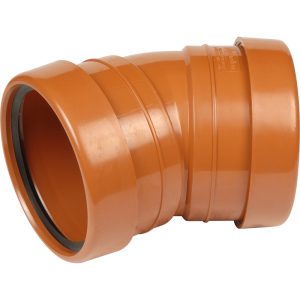 Underground 110mm Double Socket 30° Bend