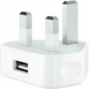 USB Plug Charger White