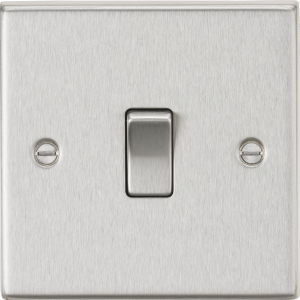20A 1G DP Switch - Brushed Chrome