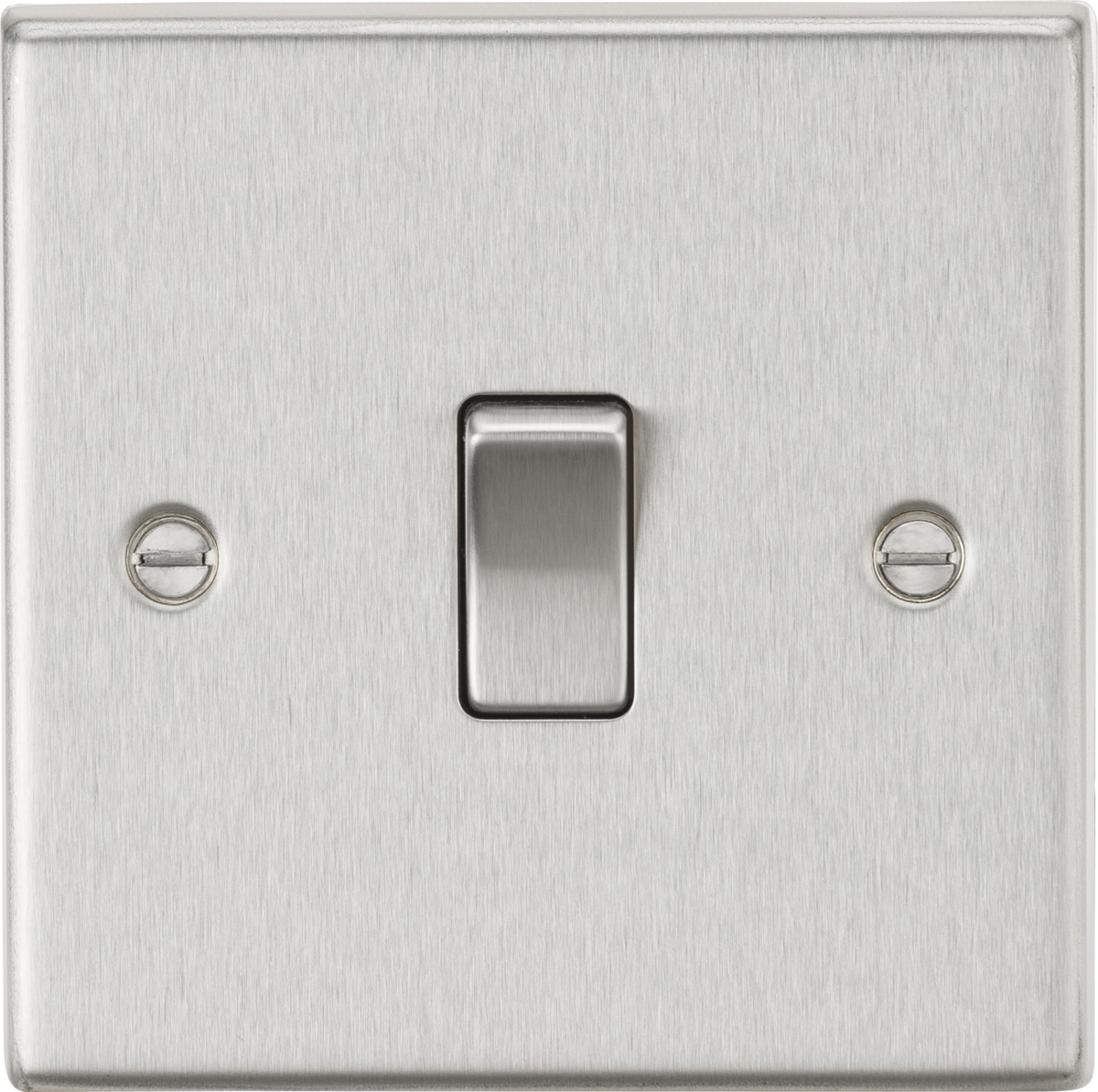 20A 1G DP Switch - Brushed Chrome