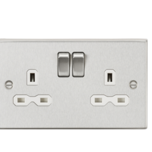 13A 2G DP Switched Socket with Twin Earths - 13A 2G DP Switched Socket