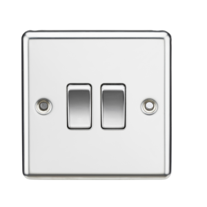 10AX 2G 2-Way Switch - Polished Chrome