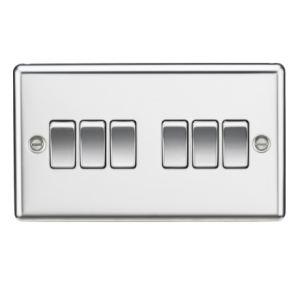 10AX 6G 2-Way Switch - Polished Chrome