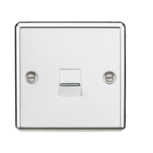 Telephone Master Outlet - Polished Chrome