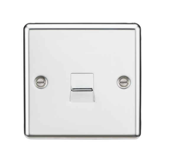 Telephone Master Outlet - Polished Chrome