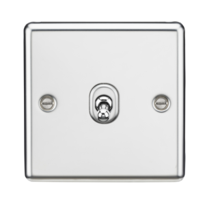 10AX 1G 2-Way Toggle Switch - Polished Chrome