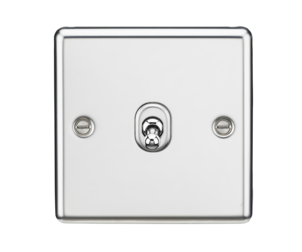 10AX 1G 2-Way Toggle Switch - Polished Chrome