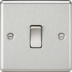 10AX 1G Intermediate Switch - Brushed Chrome