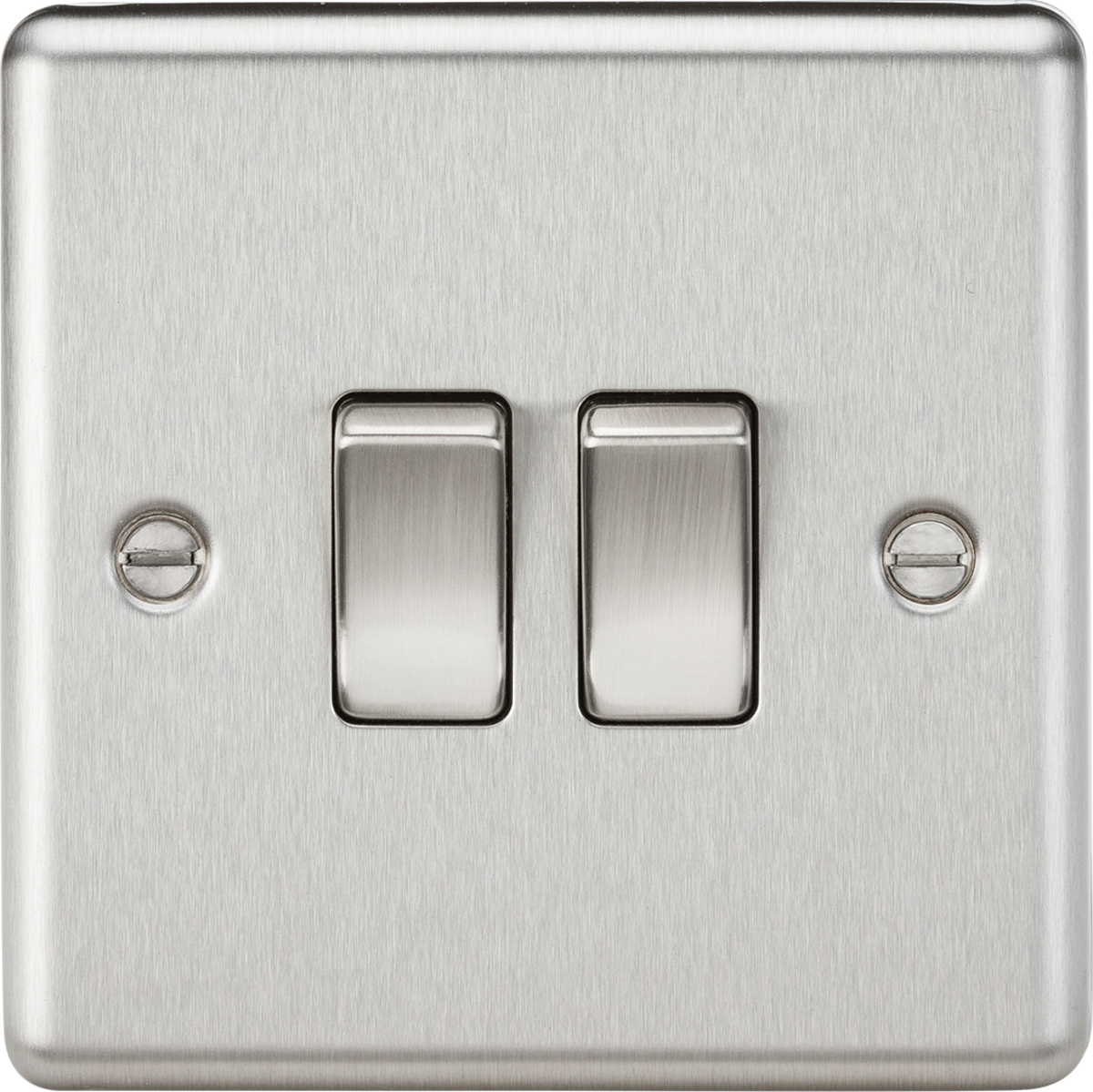 10AX 2G 2-way Switch - Brushed Chrome