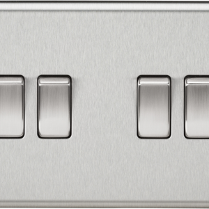 10AX 4G 2-way Switch - Brushed Chrome