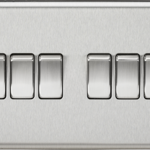 10AX 6G 2-way Switch - Brushed Chrome