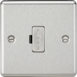 13A Fused Spur Unit - Brushed Chrome