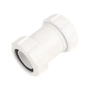 40mm Multiplex Straight Connector White