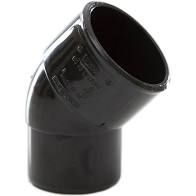 Waste Solvent Weld Street Bend 45° 32mm Black/ White/Grey