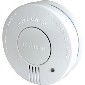 Photoelectric Smoke Detector with Hush Feature