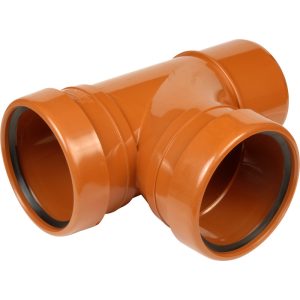 Underground 110mm Double Socket 87.5° Tee