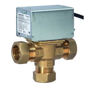 PMV32 Salus 3 Port Motorised Valve 22mm