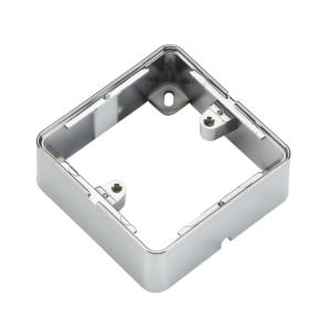 1G Surface Box - Polished Chrome Effect