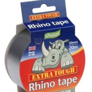Rhino Cloth Tape Silver 50mm X 20m