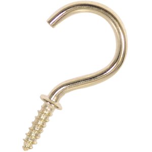 Westerdale 38mm Cup Hooks Brass Plated