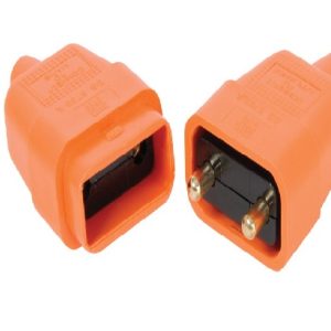 429.304UK Rubber 2Pin Connector 10A Orange