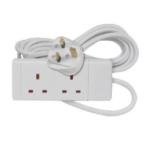 429.743UK 2 Gang Extension Lead 5.0m
