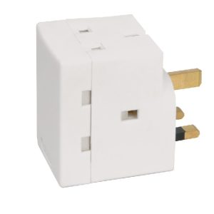 3 Way UK Mains Adaptor