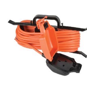 429.867UK Weatherproof Outdoor 1 Gang Socket 5m Extension Cable IP54 1 Gang 5m