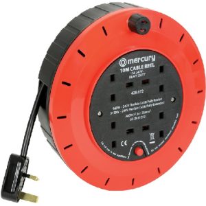 4-Gang Extension Reel with Thermal Cut Out 10.0m