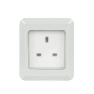 429.917UK IP55 Weatherproof 1 Gang Outdoor Socket