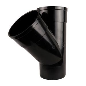 SCT42DS 110mm Soil Solvent Weld 45° Double Socket Tee