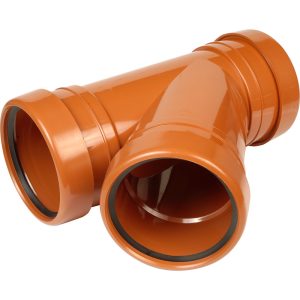 Underground 110mm Triple Socket 45° Tee