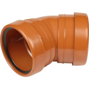 Underground 110mm Double Socket 45° Bend