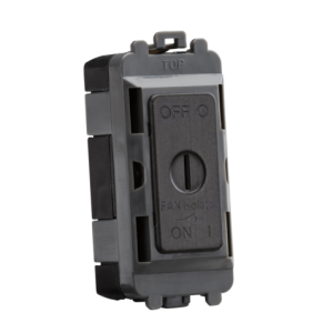 10A Fan Isolator Key Switch Module - Smoked Bronze