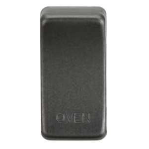 Switch Cover "Marked OVEN" - Smoked Bronze