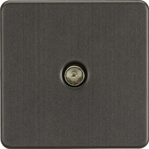 TV Outlet (Non-Isolated) - Smoked Bronze