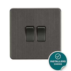 10AX 2G 2-way Switch - Smoked Bronze