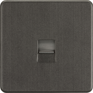 Telephone Master Socket - Smoked Bronze
