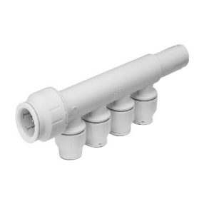 JG Speedfit 4 Port Manifold With Stem 22 X 15mm