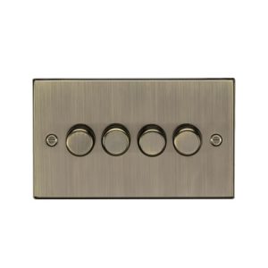 4G 2-way 10-200W (5-150W LED) Intelligent Dimmer - Antique Brass