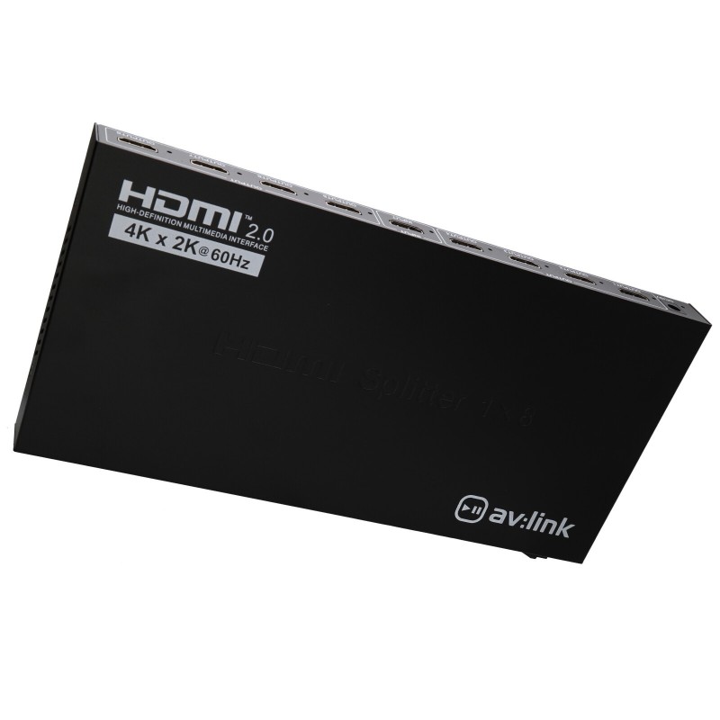 128.847UK 4K HDMI Splitter 1x8