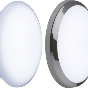 230V IP44 14W BF LED Emergency Bulkhead 300mm 1020lm 6000K