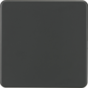 1G Blanking Plate - Anthracite