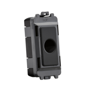 Flex Outlet Module (Up to 10mm) - Anthracite