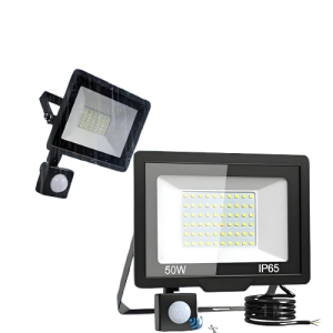 50w LED Floodlight- With Sensor-Cool White 6500k
