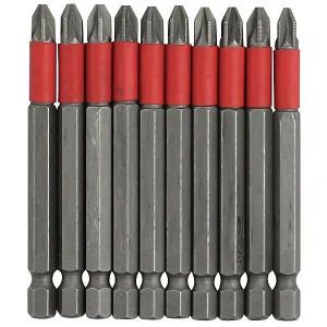 Dekton 50mm Pozi PZ2 Non Slip Bit Set