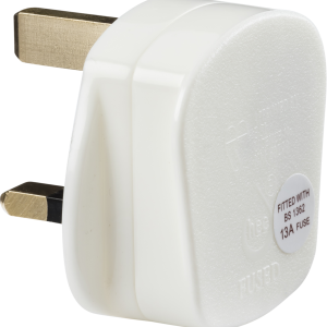 13A Rough Use Plug Top (Quick Fix) - White
